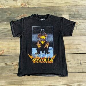 Godzilla Graphic Black Short Sleeve Tee